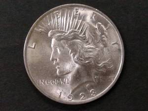 1923 Peace Silver Dollar...