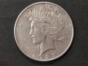 1923 D Peace Silver Dollar...