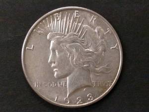 1923 S Peace Silver Dollar...