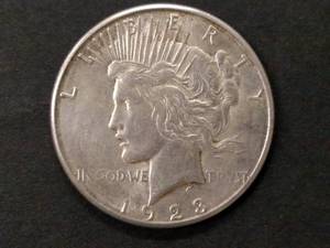 1923 S Peace Silver Dollar...