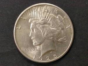 1925 Peace Silver Dollar...