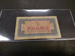 1917 One Franc French Fractional Cu...
