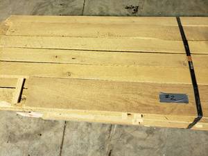 Pallet of Rough Sawn Lumber presumed to be Oak