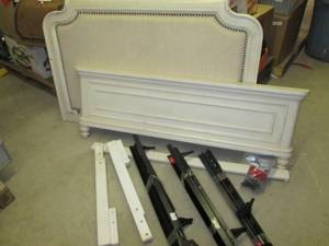 12 Full Size Bed Frame White S...
