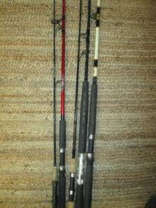Lot of Fishing Poles