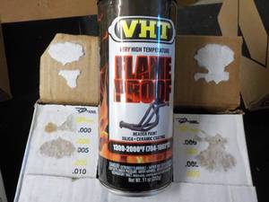 6 11 oz. cans VHT Flame Proof flat ...