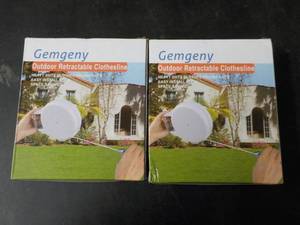 2 Gemgeny outdoor retractable cloth...
