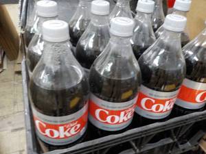 12 1.25 liter bottles Diet Coke...