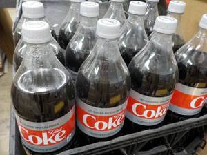 12 1.25 liter bottles Diet Coke...