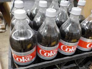 12 1.25 liter bottles Diet Coke...