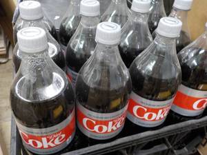 12 1.25 liter bottles Diet Coke...