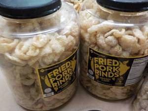 2 16 oz. jugs fried pork rinds...