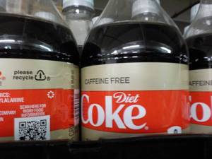 3 24 packs caffeine free Diet Coke...