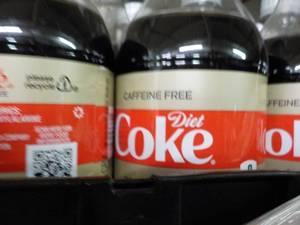 3 24 packs caffeine free Diet Coke...