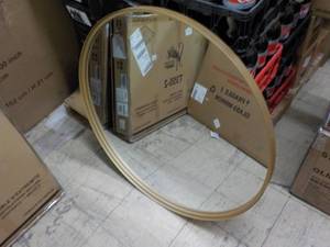Threshold 33 round mirror - bronze...