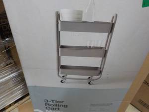 3 tier rolling metal cart made by D...