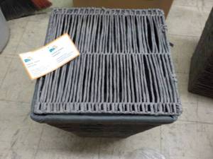 Steel framed hamper with removable ...