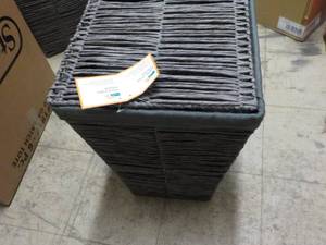 Steel framed hamper with removable ...