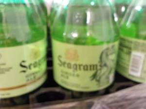 Case of 8 2 liter bottles Seagrams...