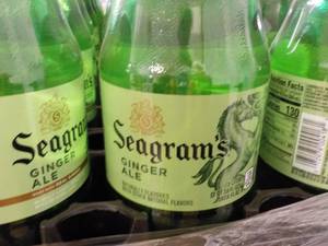 Case of 8 2 liter bottles Seagrams...