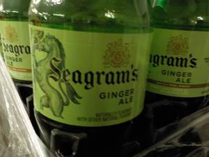 Case of 8 2 liter bottles Seagrams...