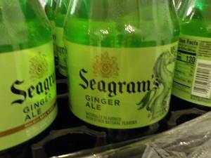 Case of 8 2 liter bottles Seagrams...