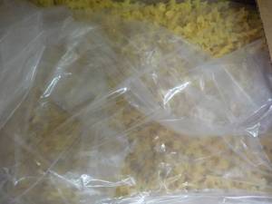 15 lb. box of pasta noodles...