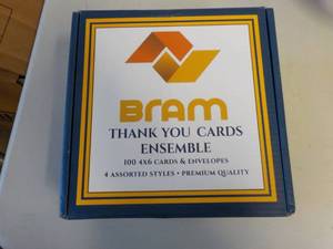 Bram Thank-you cards ensemble, 100 ...