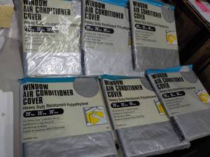 lot of 6 air conditioner covers...