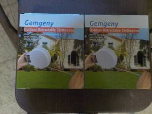 2 Gemgeny outdoor retractable cloth...