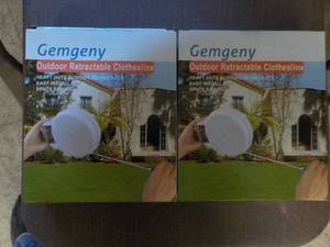 2 Gemgeny outdoor retractable cloth...