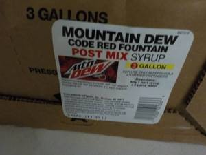 3 3 gallon Mountain Dew Code Red fo...