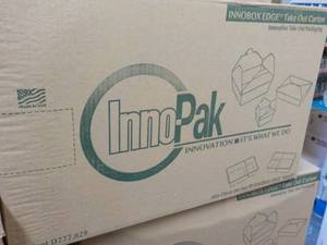 5 cases Inno-Pack take out cartons...