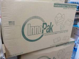 5 cases Inno-Pack take out cartons...