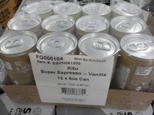 12 pack 6 oz. cans Kitu Super Espre...
