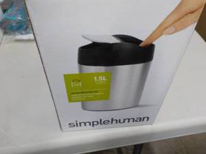 Simplehuman stainless steel counter...
