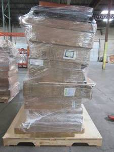 lot 201 image: WHOLESALE MIXED PALLET OF MISCELLANEOUS BATHROOM WALL AND MEDICINE CABINETS AND MORE