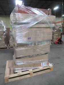 lot 202 image: WHOLESALE MIXED PALLET OF MISCELLANEOUS BATHROOM WALL AND MEDICINE CABINETS AND MORE