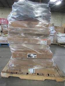 lot 208 image: WHOLESALE MIXED PALLET OF MISCELLANEOUS BATHROOM WALL AND MEDICINE CABINETS AND MORE