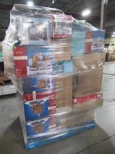 lot 212 image: WHOLESALE MIXED PALLET OF CHRISTMAS DECORATIONS