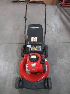 lot 4 image: Troy-bilt 21 in. 140 cc 550ex Series Briggs & Stratton Gas Walk Behind Push Mower with 2-in-1 cutting TriAction Cutting System TB110