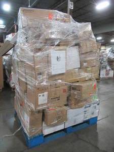 lot 221 image: WHOLESALE MIXED PALLET OF MISCELLANEOUS INDOOR AND OUTDOOR LIGHTING FIXTURES