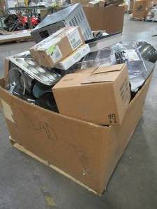 lot 118 image: WHOLESALE MIXED PALLET OF MISCELLANEOUS SMALL KITCHEN APPLIANCES, STORAGE CONTAINERS, COOKWARE AND MORE