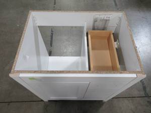 lot 234 image: Home Decorators Collection Westcourt 30 in. W x 21.69 in. D x 34.25 in. H Bath Vanity Cabinet Only in White WT30-WH