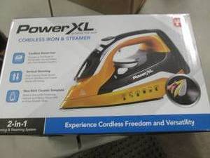 lot 49 image: Power XL Cordless Iron & Steamer op...