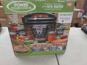 lot 51 image: Power Pressure Cooker XL 10-Qt. wit...