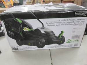 lot 60 image: American Lawn Mower 14 11-Amp Cord...