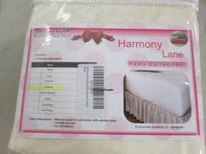 lot 105 image: Harmony Lane Queen Ruffled Bed Skir...