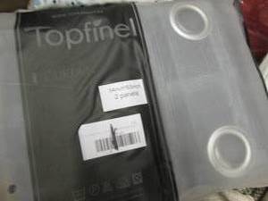 lot 161 image: Box of Assorted Curtain Panels, Tow...