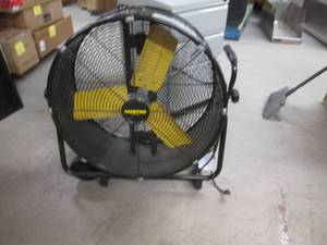 lot 165 image: Industrial Tilting 26 inch Fan by M...